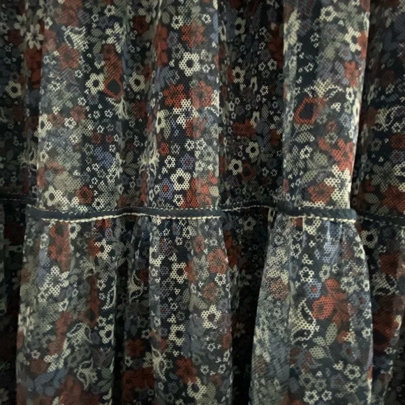 Max Studio Dress navy with floral print size M in Excellent condition - Picture 8 of 10